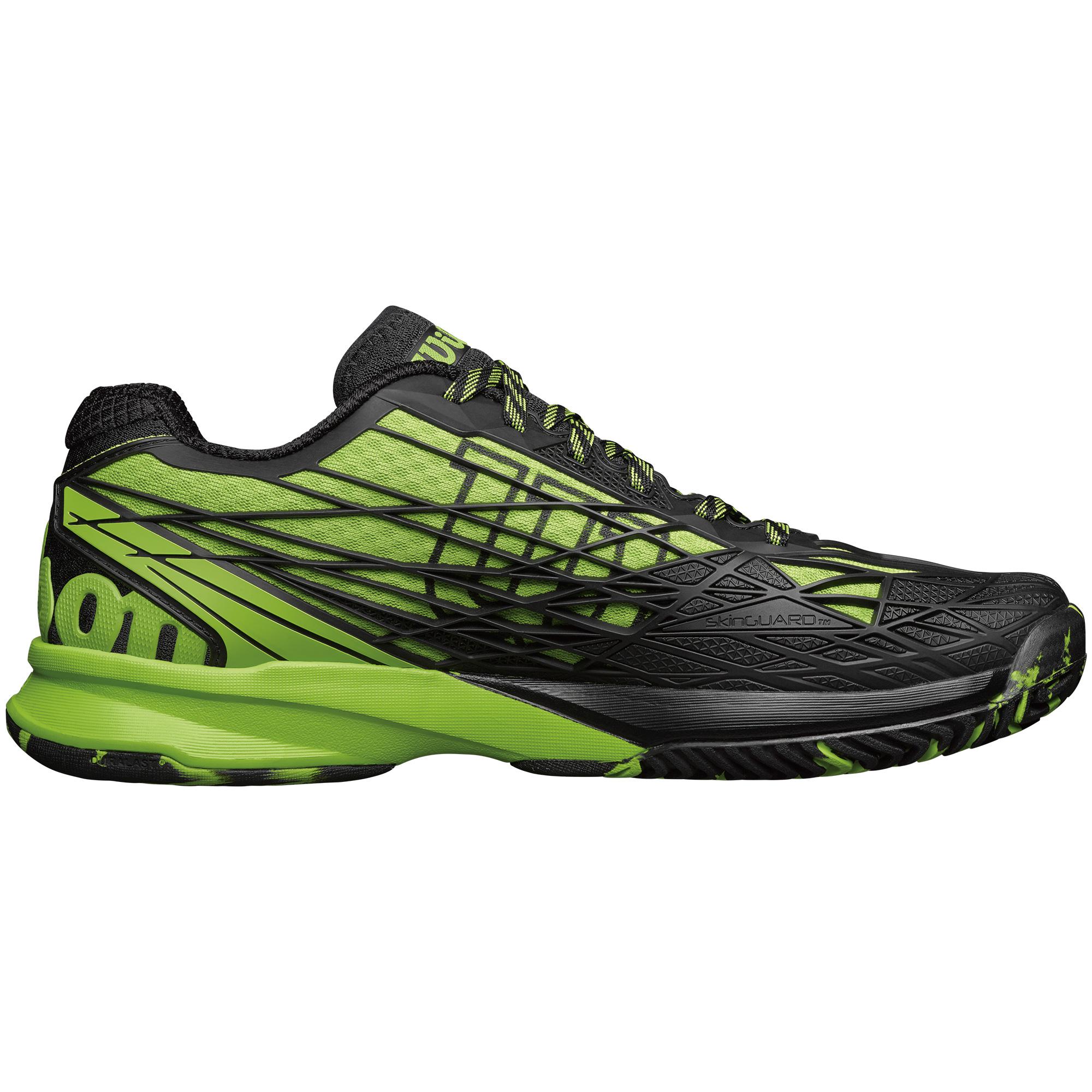Wilson Mens Kaos Tennis Shoes Green/Black