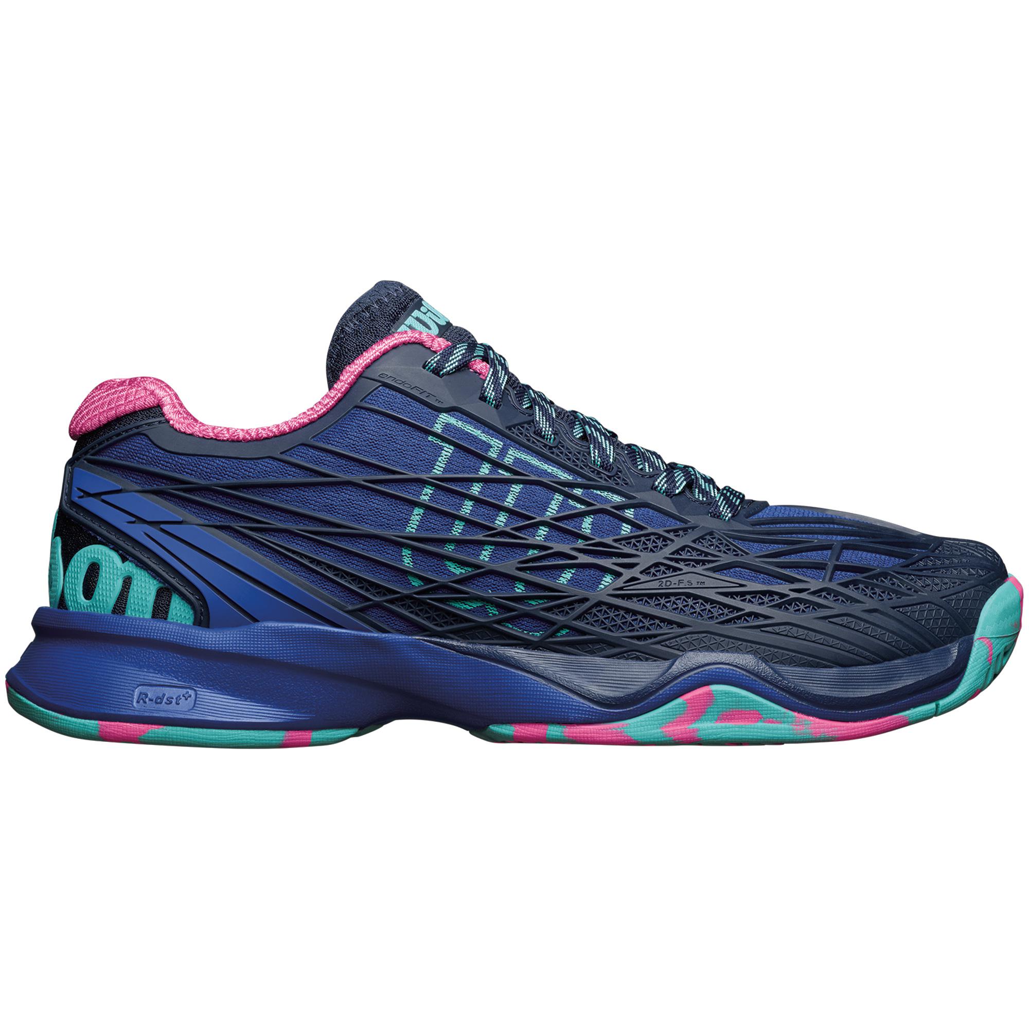 Auth Dealer Reg $100 WILSON KAOS womens tennis shoes sneakers Blue 