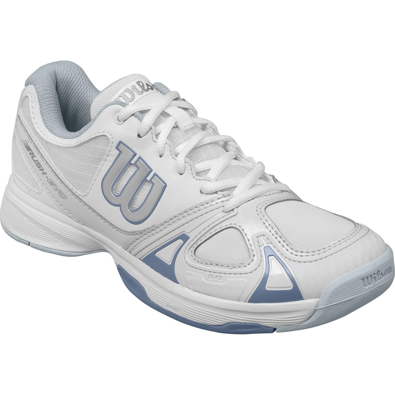 Wilson Womens Rush Evo All Court Tennis Shoes White Tennisnuts com