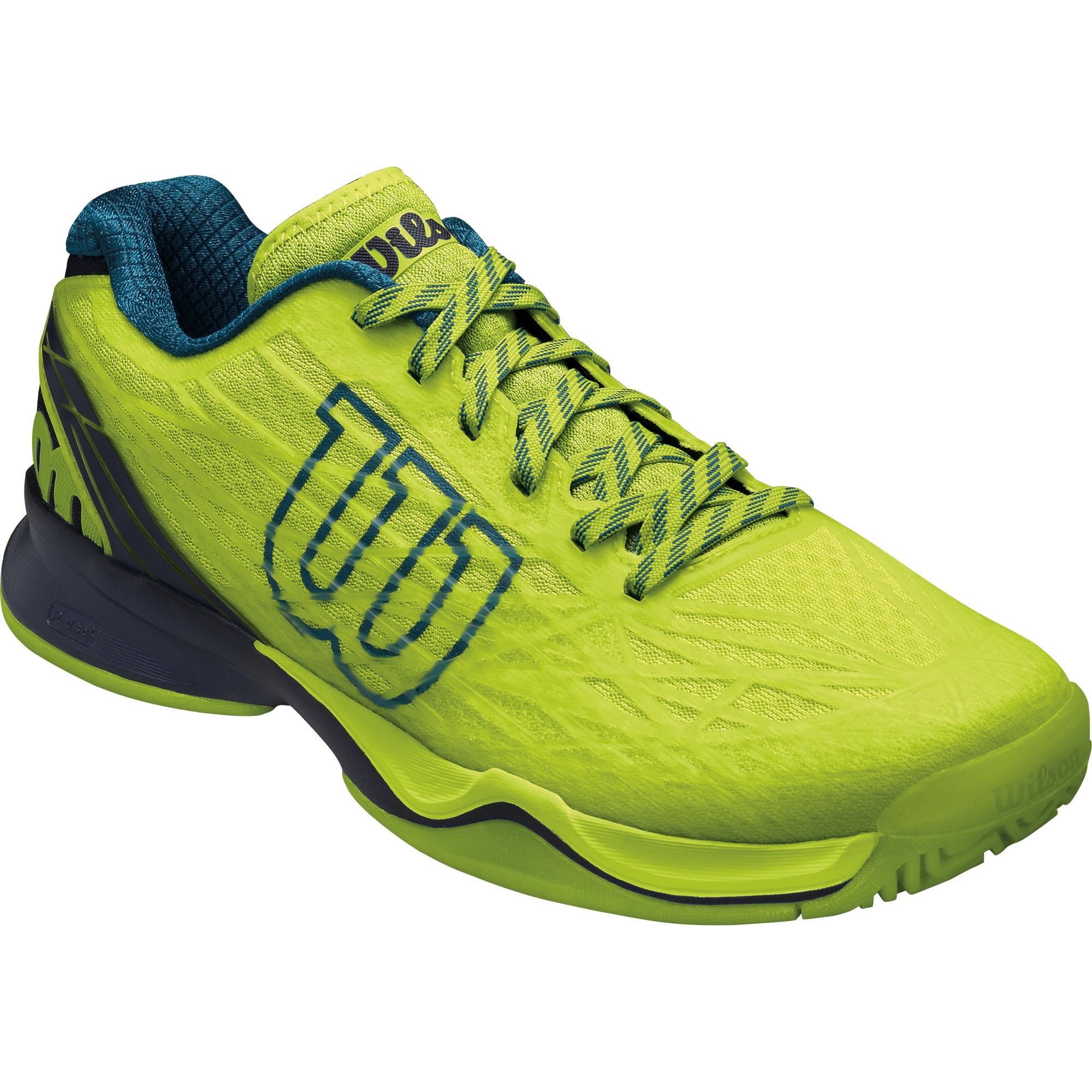 Wilson Mens Kaos Clay Court Tennis Shoes Lime/Navy