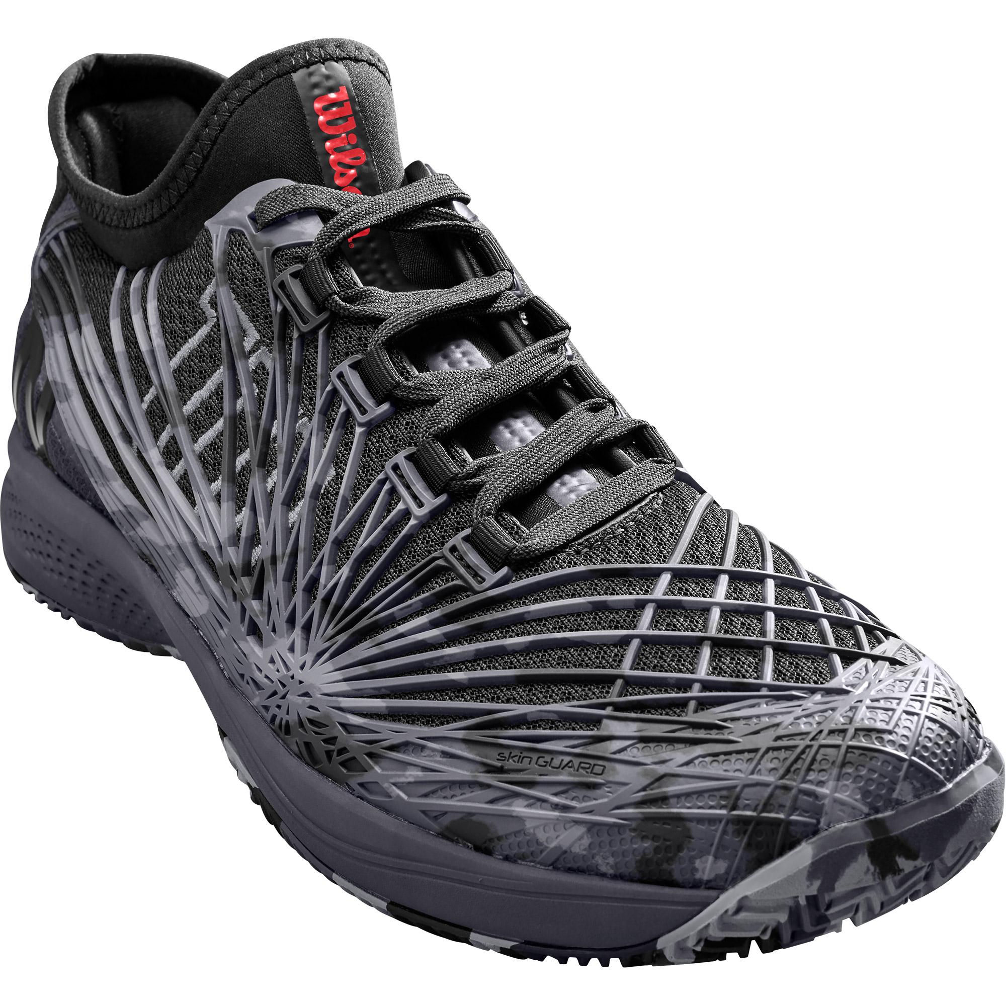 Wilson Mens Kaos 2.0 Tennis Shoes - Camo Black - Tennisnuts.com
