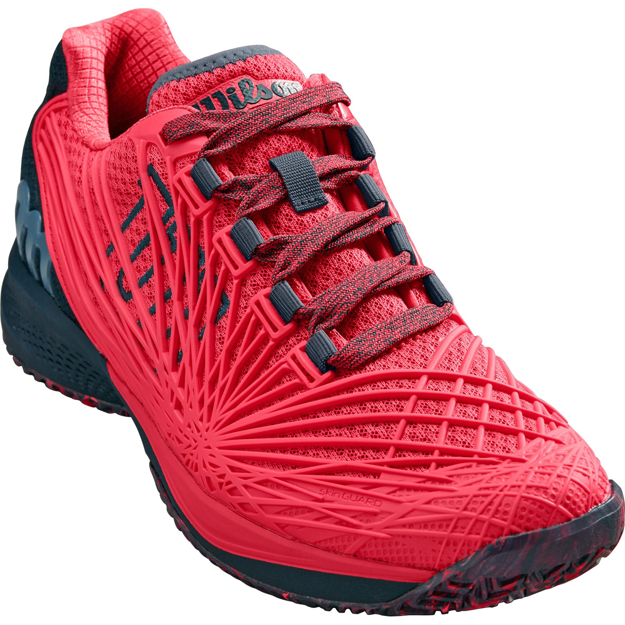 Wilson Womens Kaos 2 Tennis Shoes Paradise Pink/Blueberry/Flint