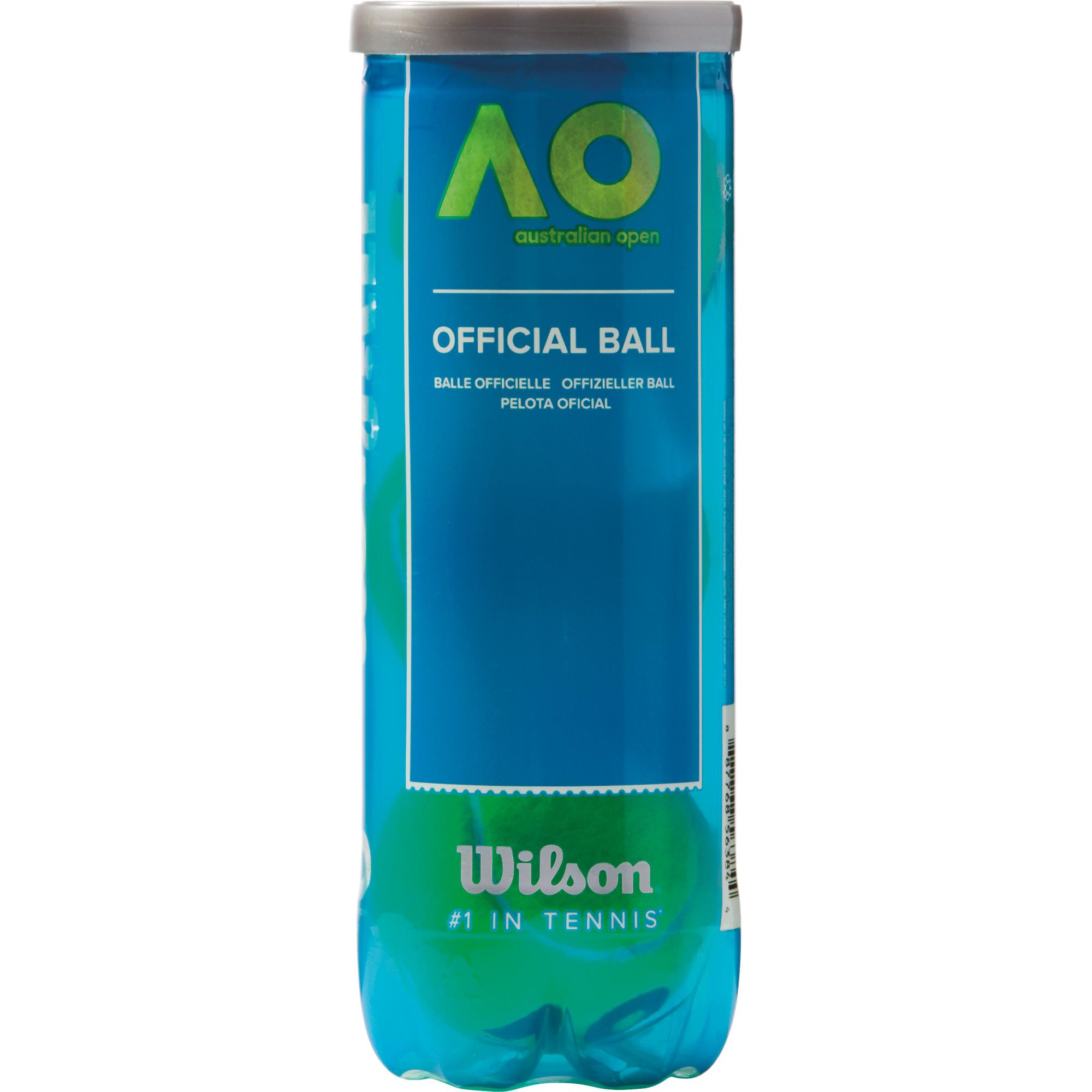 Wilson Australian Open Tennis Balls (3 Ball Can) Quantity Deals