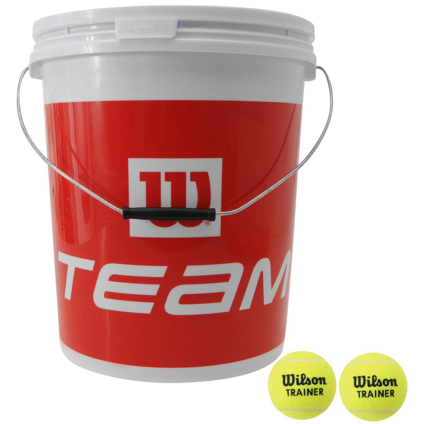 Wilson Team Trainer Tennis Balls 6 Dozen Bucket