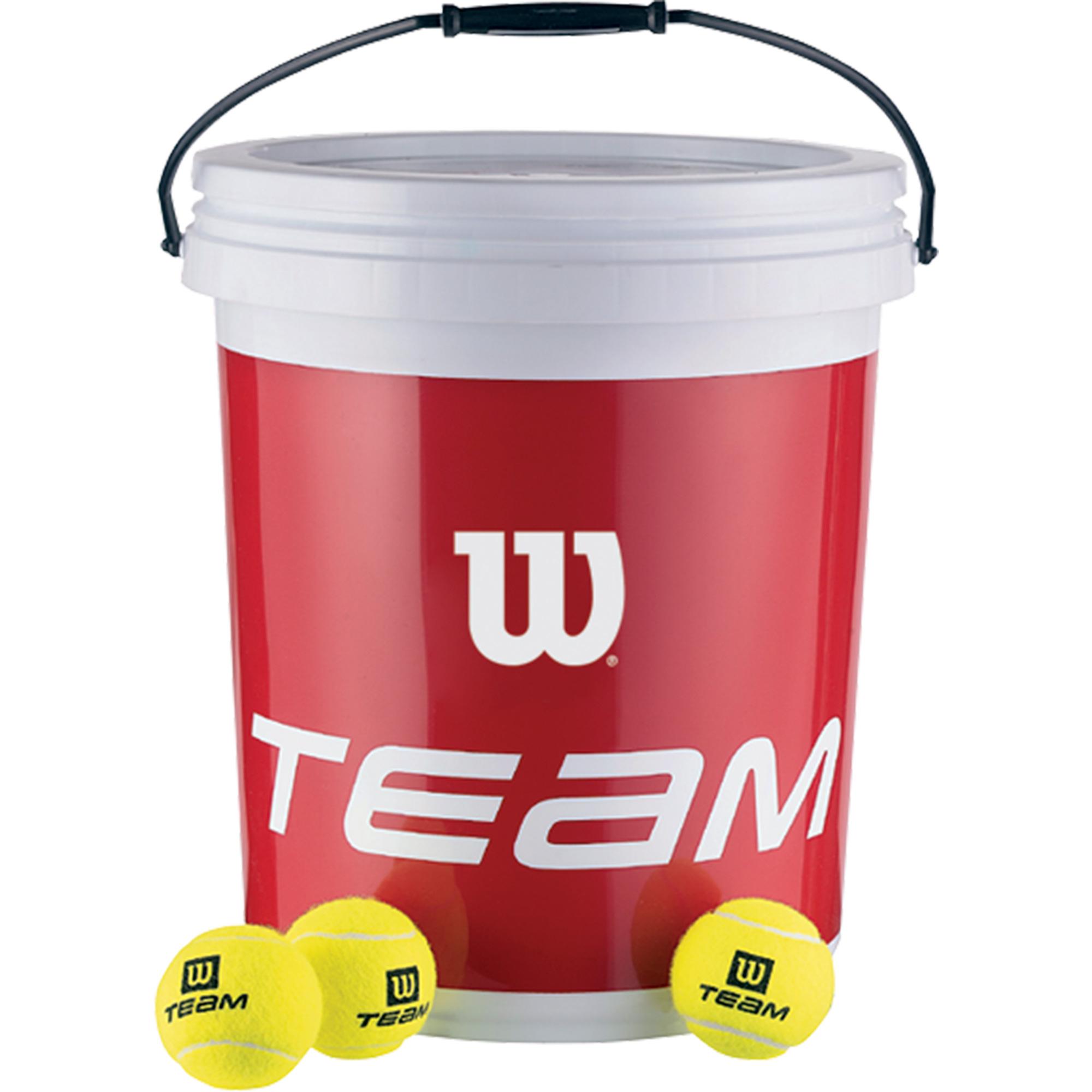 Wilson Team Trainer Tennis Balls 6 Dozen Bucket