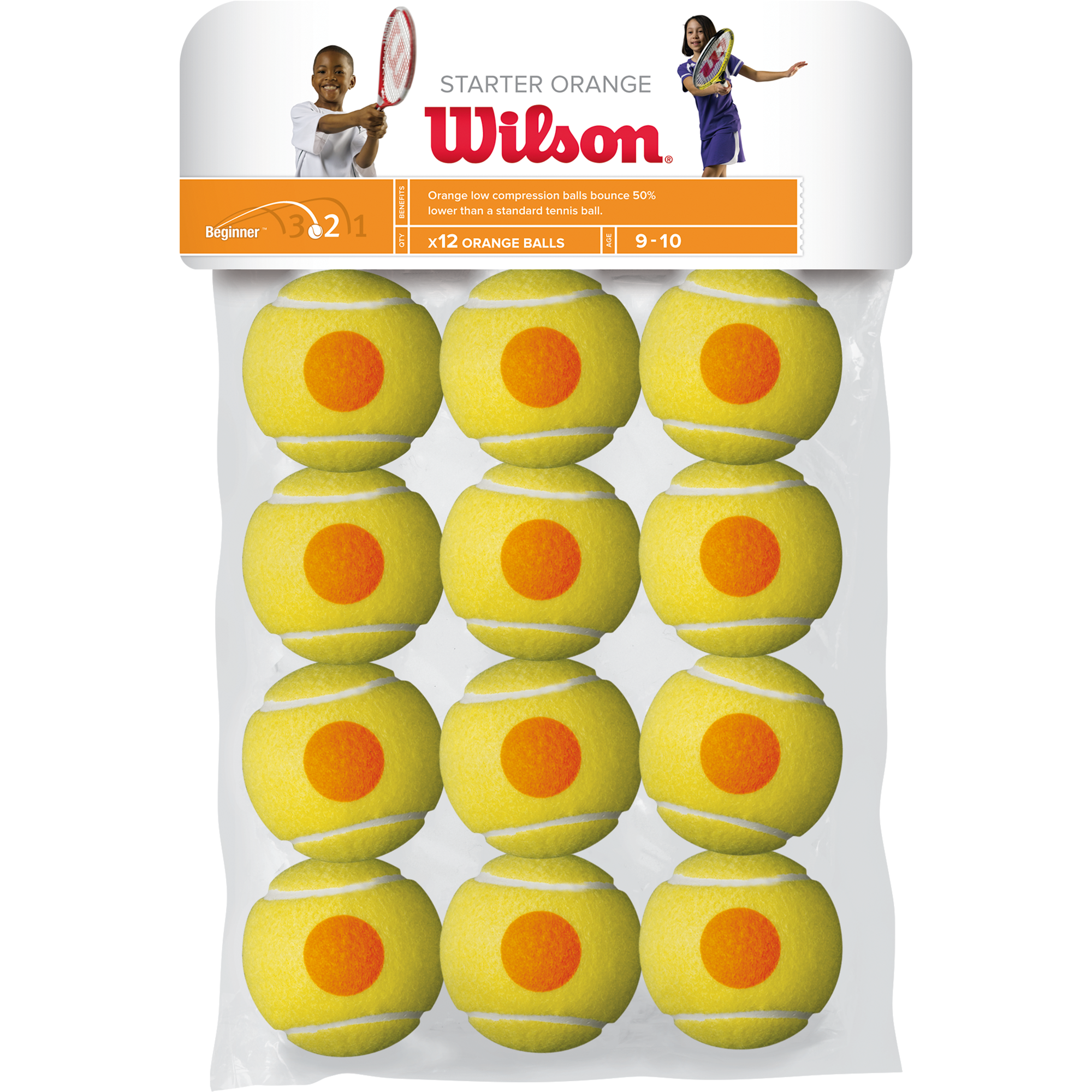 Wilson Starter Orange Tennis Balls