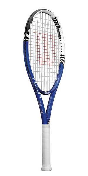Raquette Wilson Four BLX 105 – Cordée 16x19 – Grip 4 1/2 – Bleue