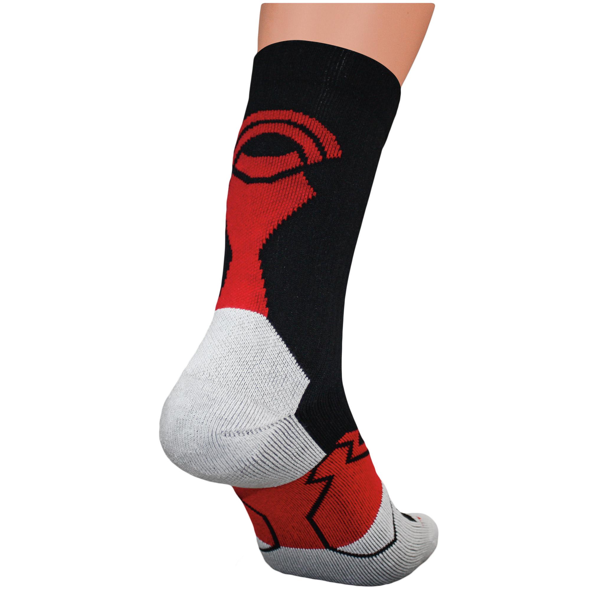 Wilson Mens Professional Crew Tennis Socks (1 Pair) Black/Red