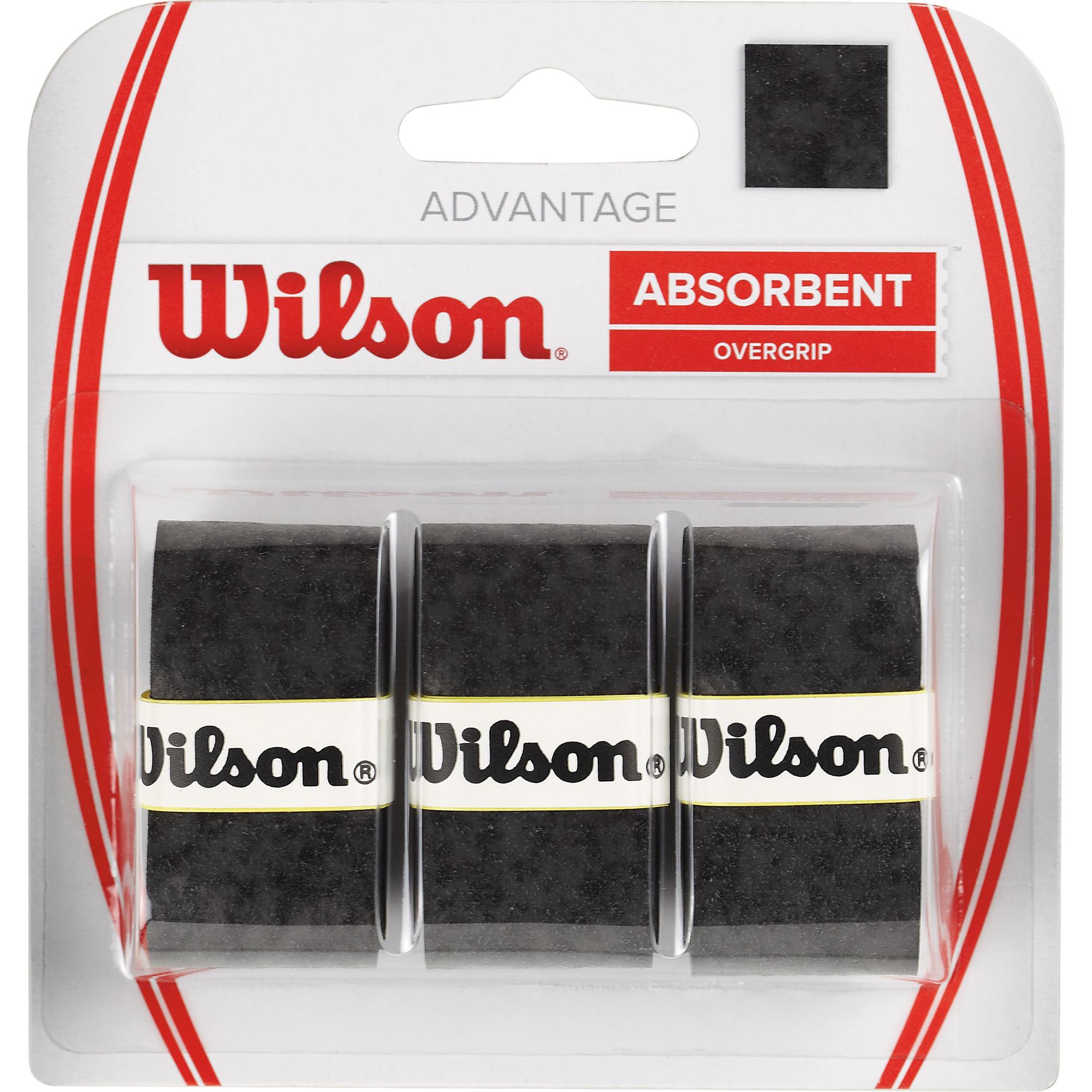 Wilson Advantage Overgrips (Pack of 3) Black