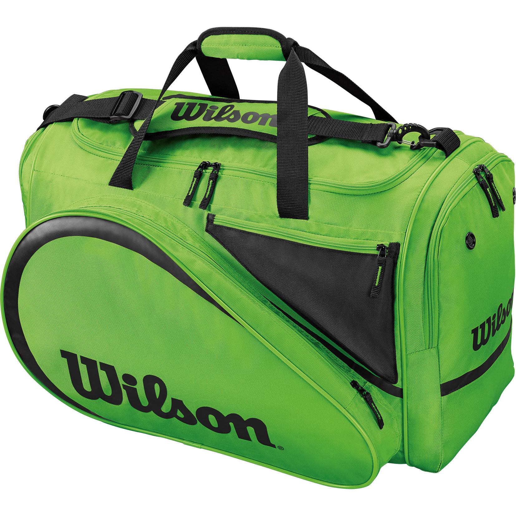 Wilson All Gear 3 Racket Padel Tennis Bag Green/Black
