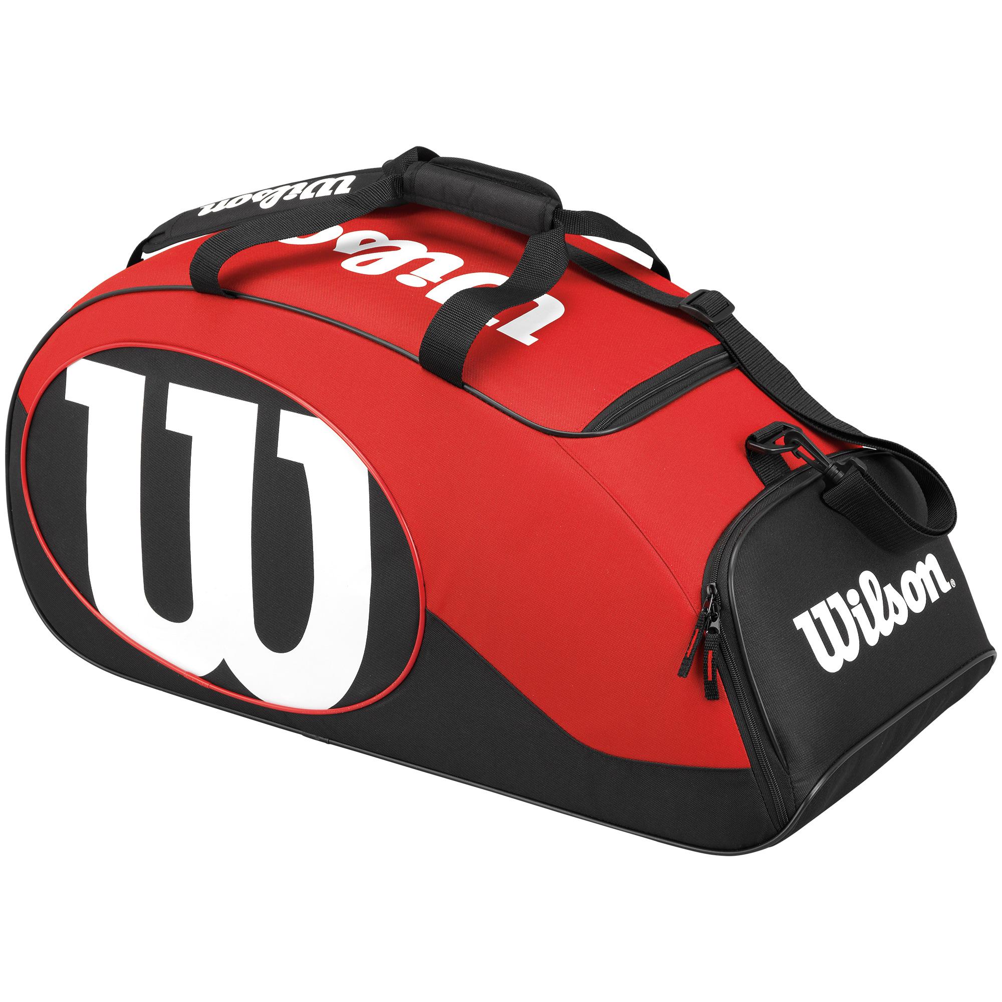 Wilson Match II Duffle Bag Black/Red