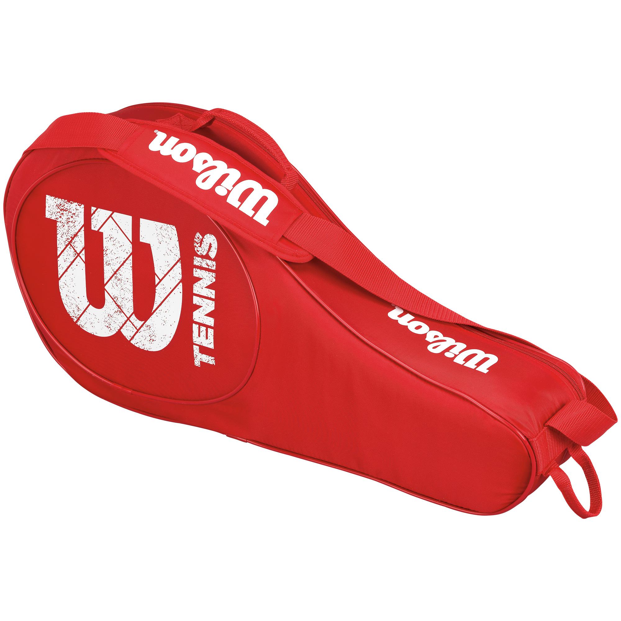 Wilson Match Junior Triple 3 Pack Bag Red