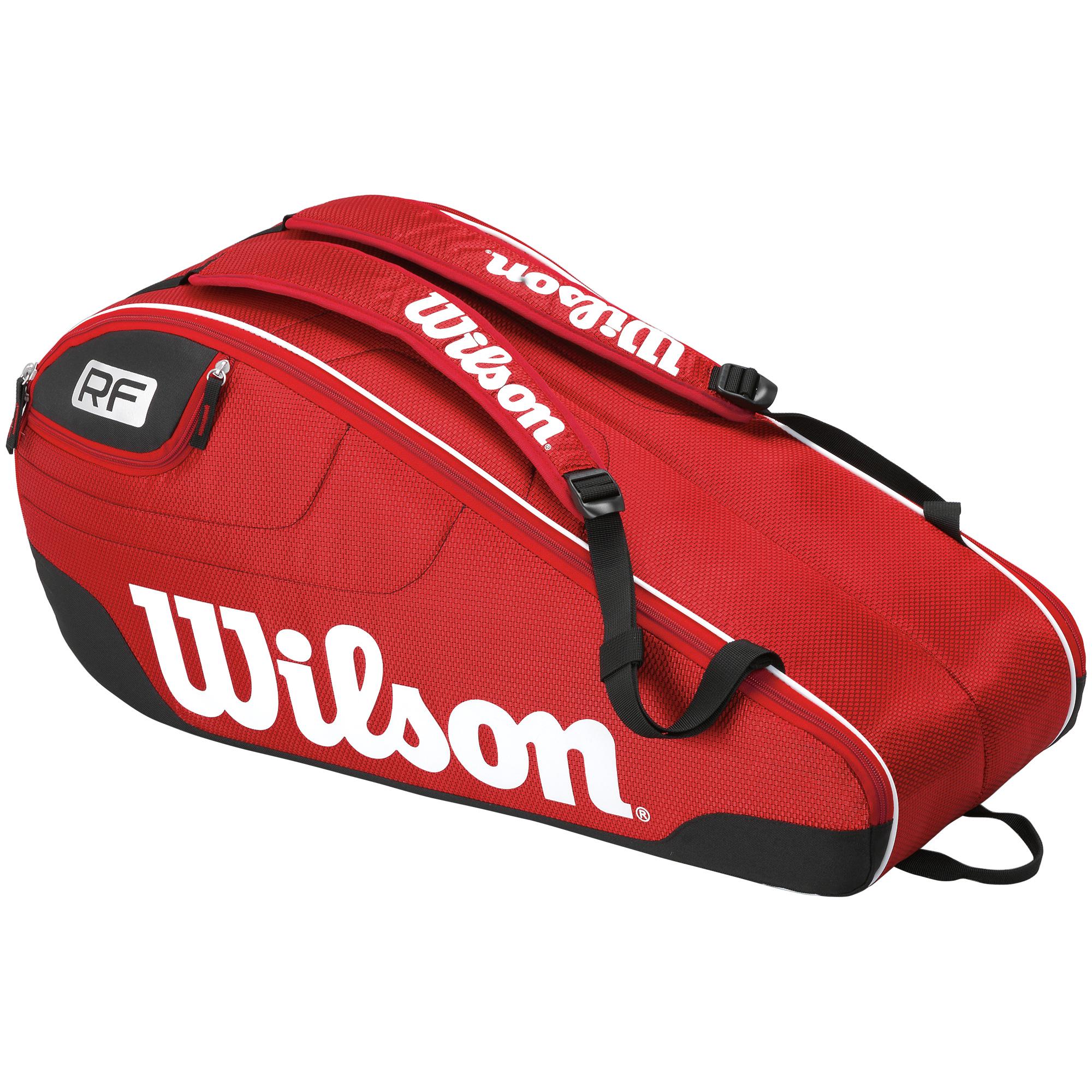 wilson team iii 6 pack tennis bag