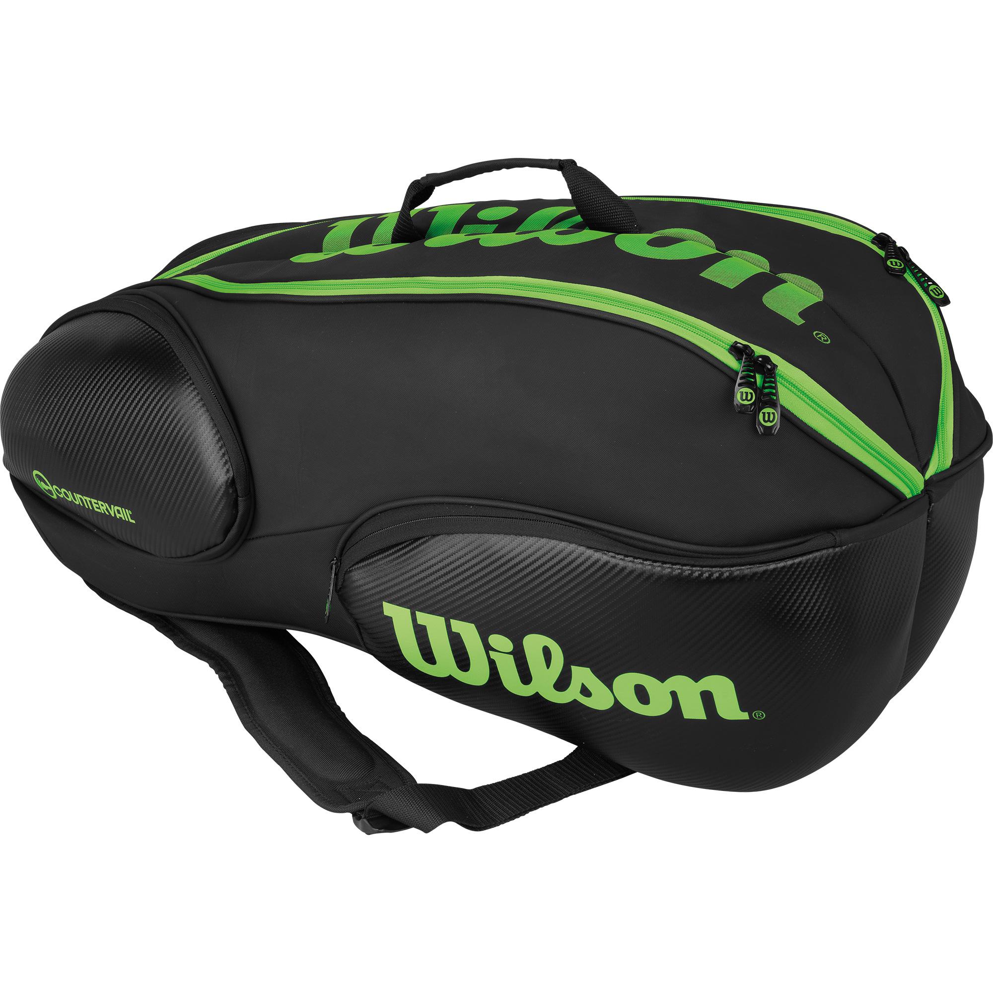 wilson - ウィルソン　Wilson Blade Pack Bag Wilson Blade 9 Pack Bag - Black/Green