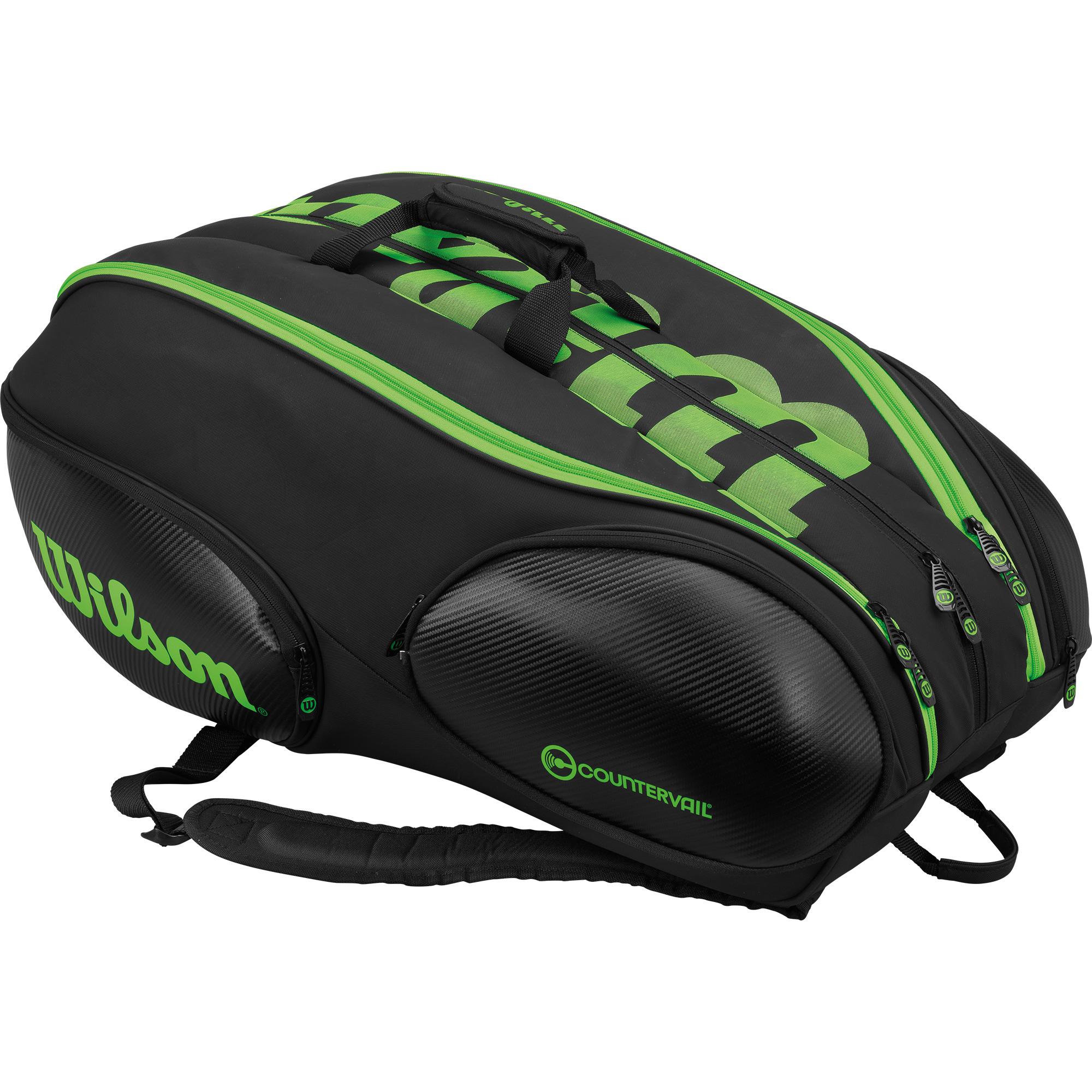 Wilson Blade 15 Pack Bag Black/Green