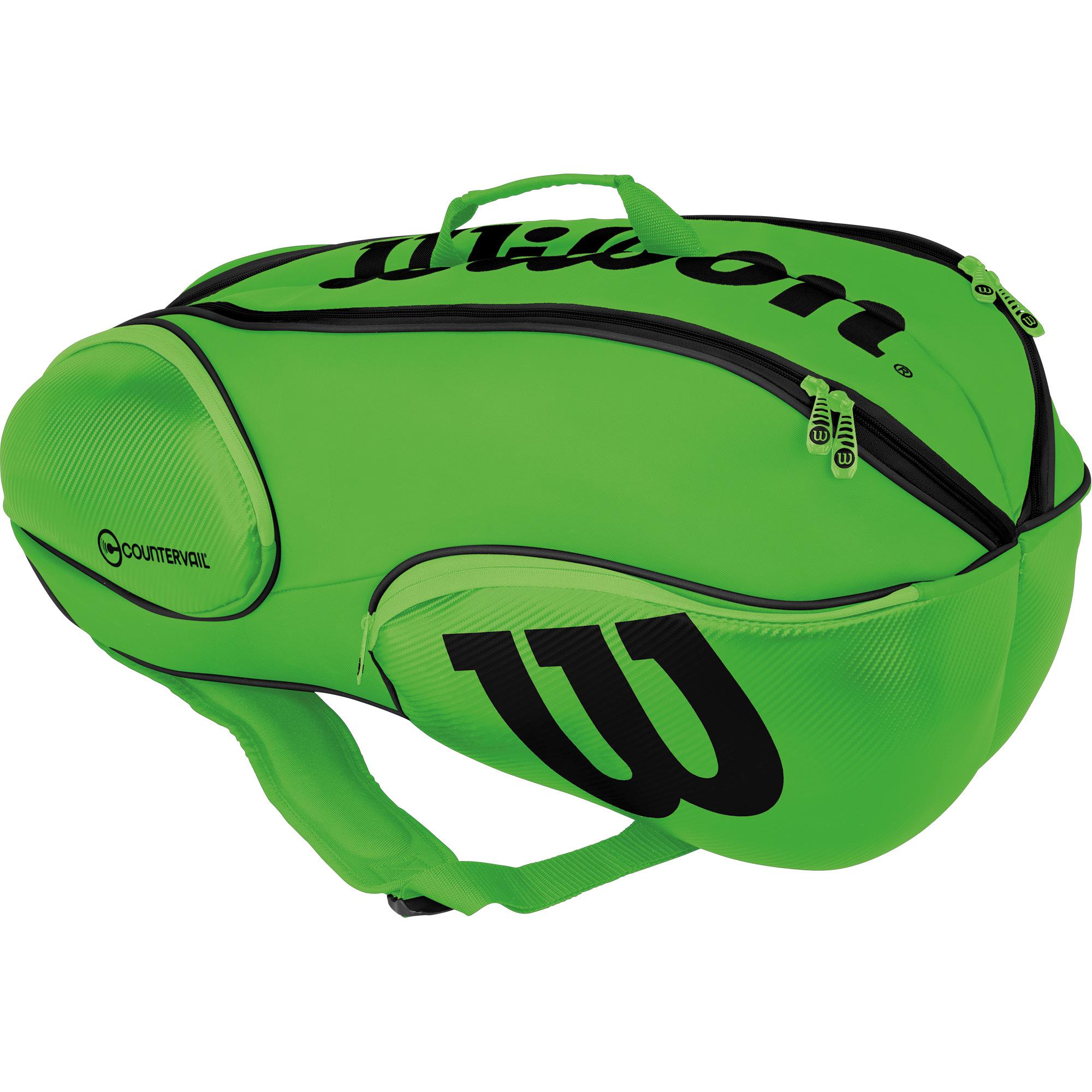 Wilson Blade 9 Racket Limited Edition Bag Green