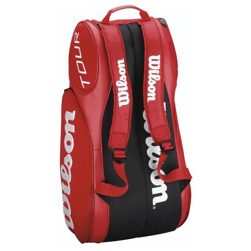 Wilson Tour Red Moulded 9 Pack Bag 