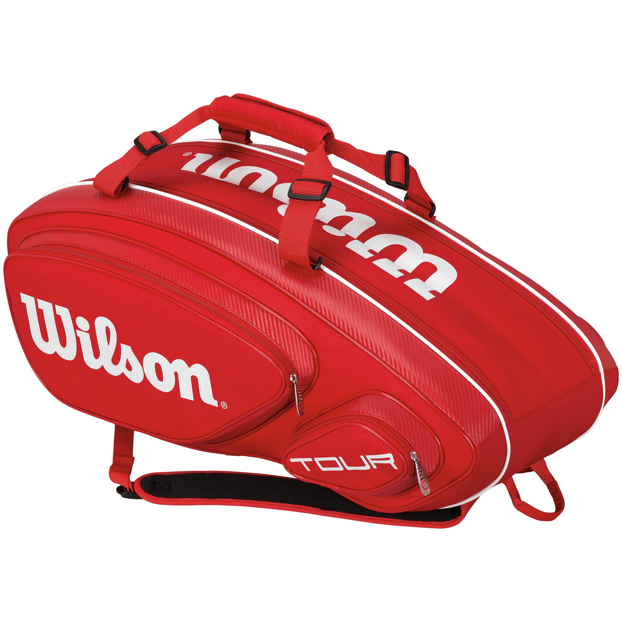 Wilson Tour V 9 Pack Bag Red