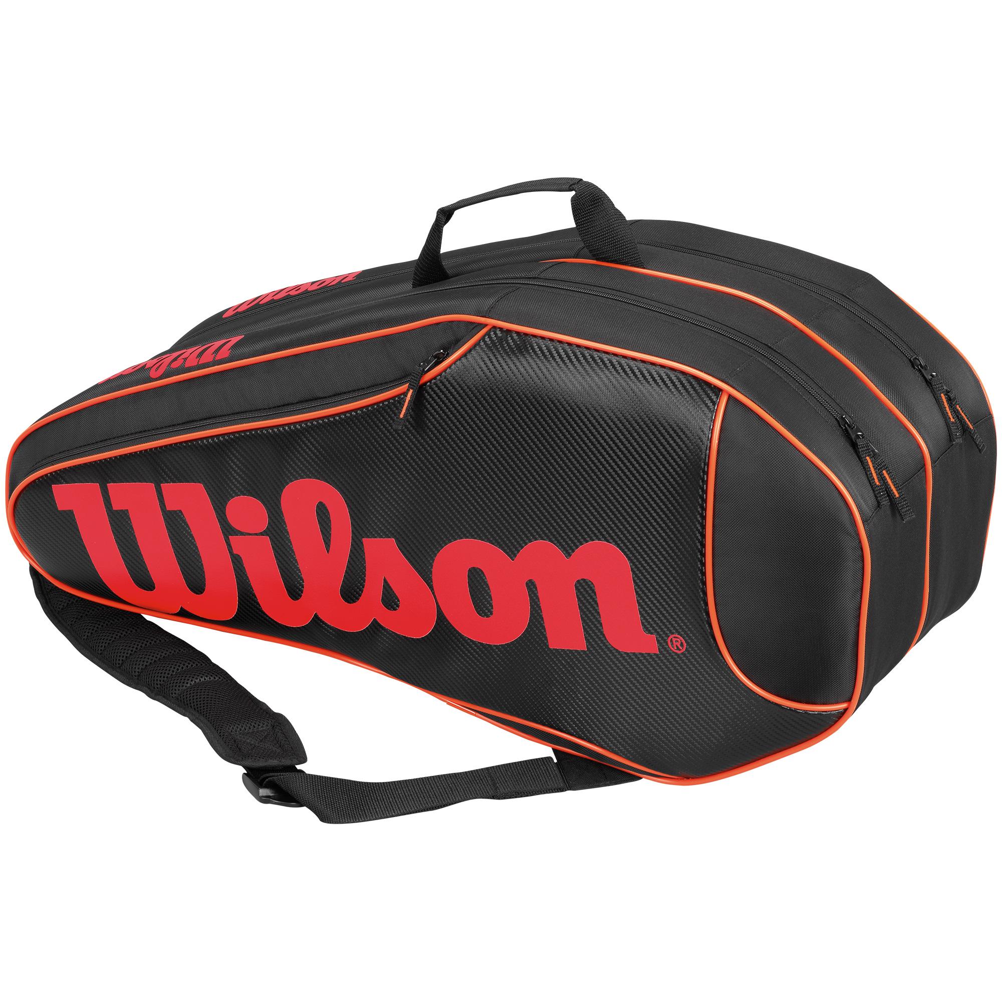 Wilson Burn Team 6 Pack Bag Black Orange