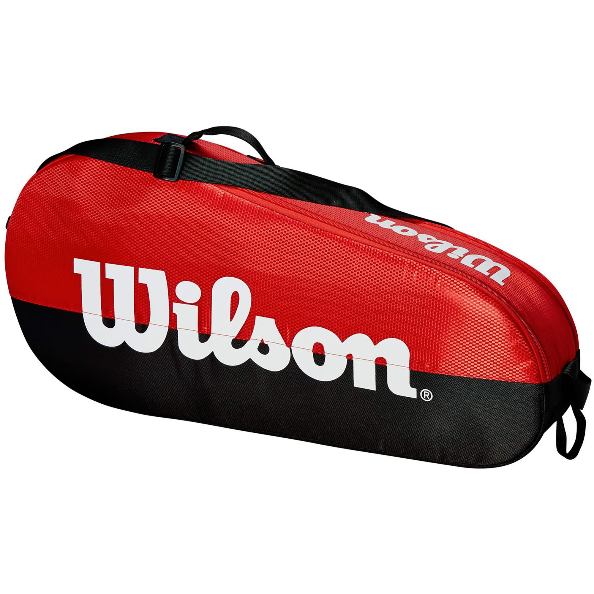 Wilson Team 3 Racket Bag Black/Red