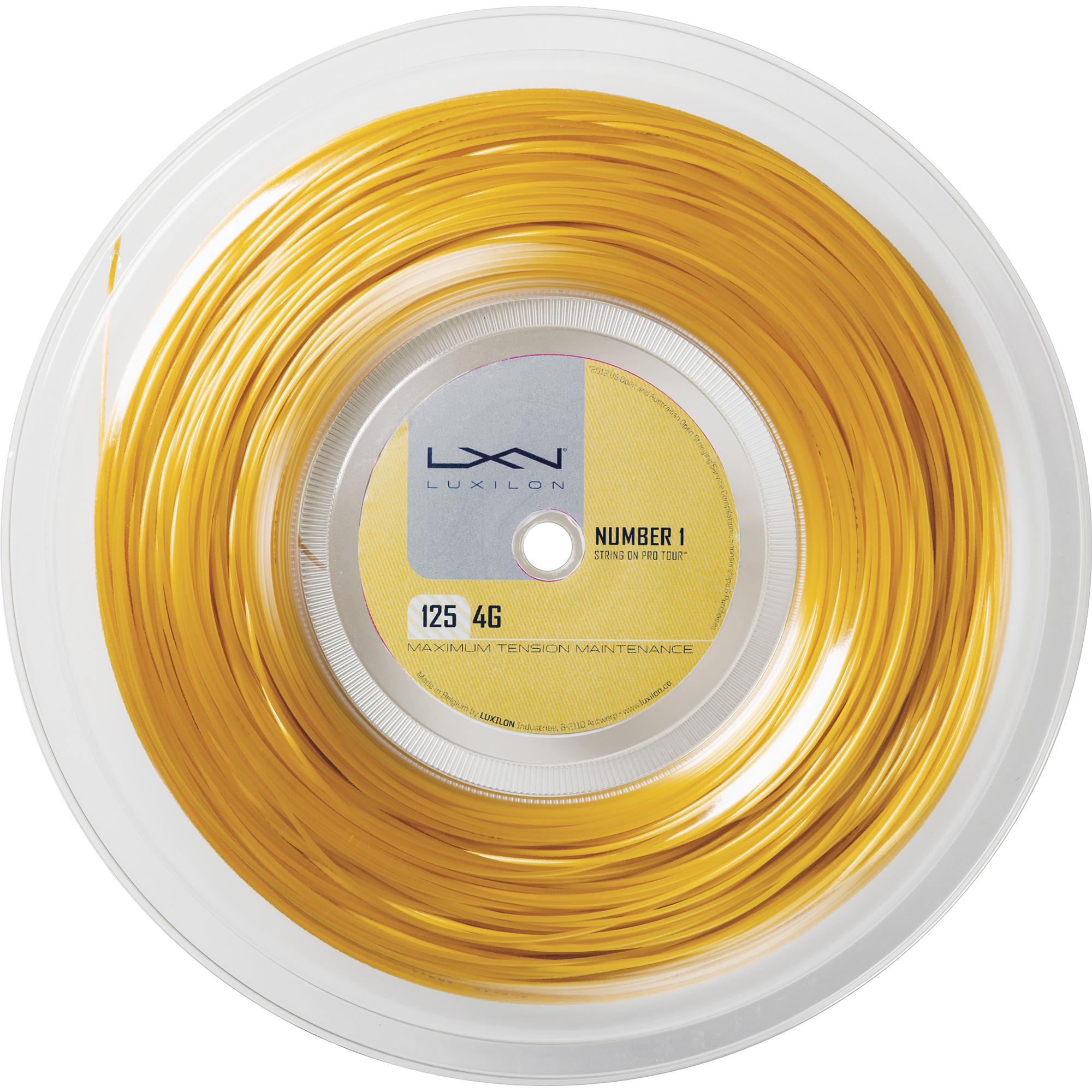 Luxilon 4G 200m Tennis String Reel Gold