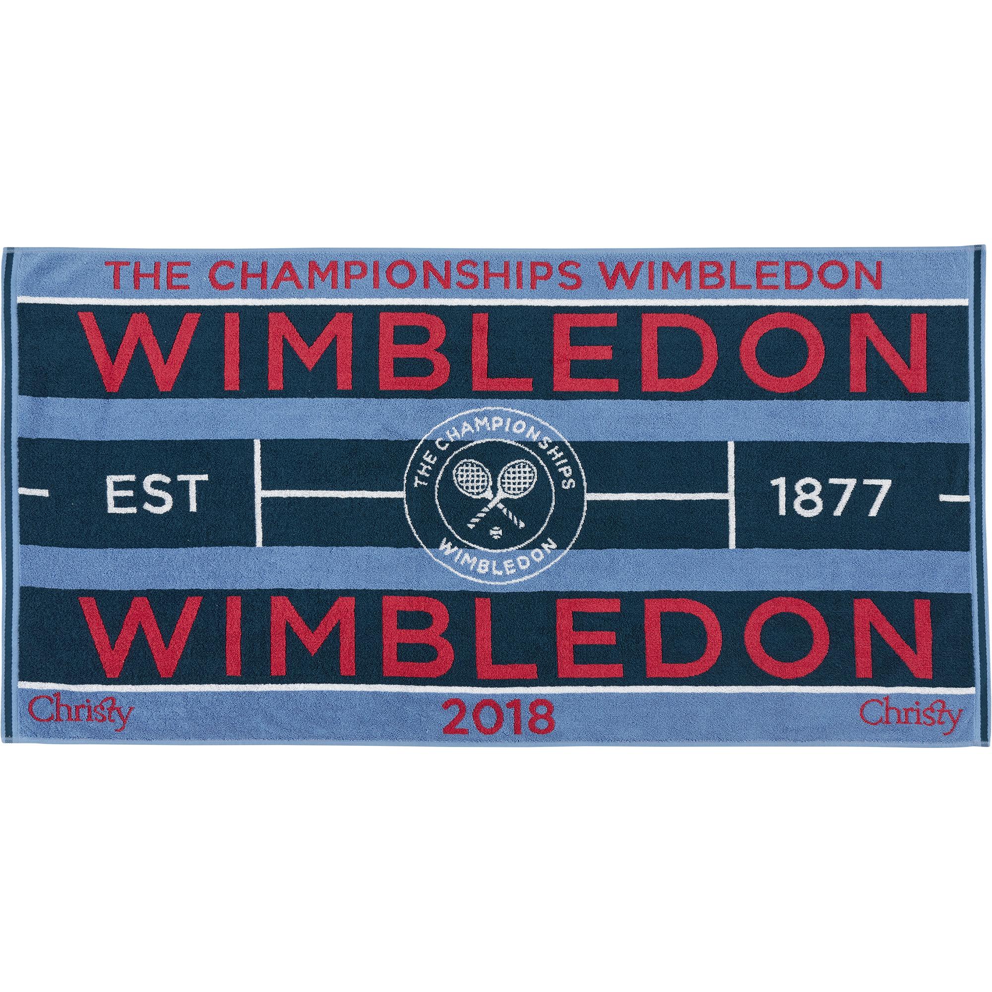 Christy Wimbledon Championships Womens Towel 2018 Blue