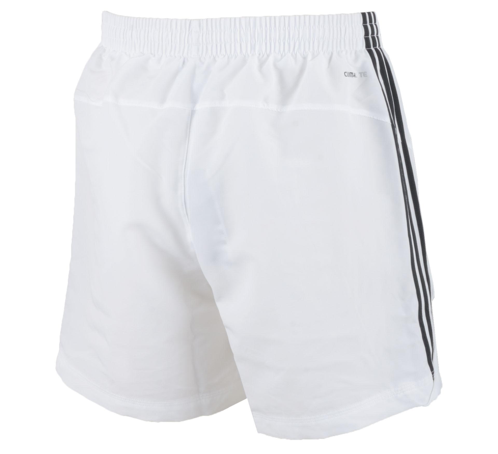 Adidas Mens Essential 3 Stripes Chelsea Shorts - White - Tennisnuts.com