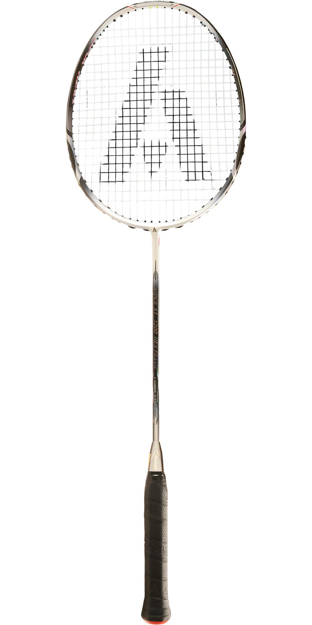 Ashaway Viper XT1200 Hex Badminton Racket (3U and 4U)