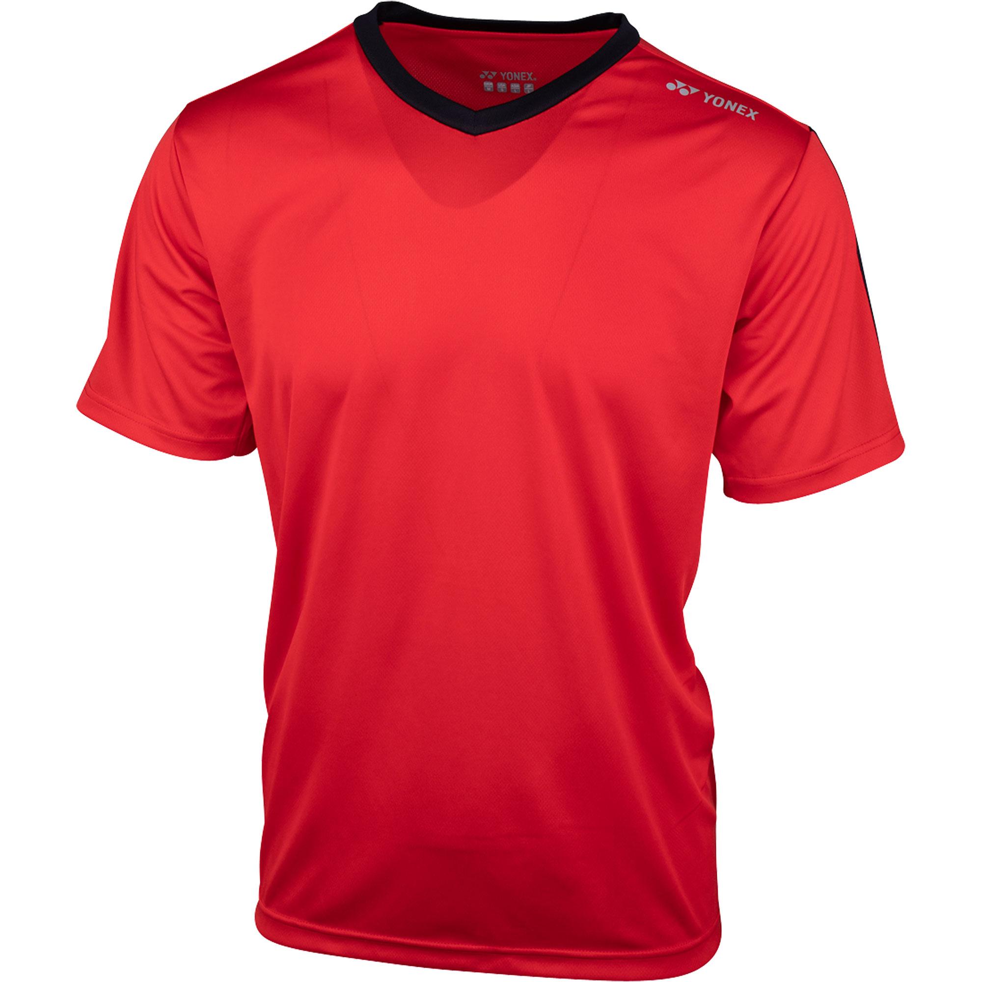 Yonex Mens YTM3 T-Shirt - Red - Tennisnuts.com