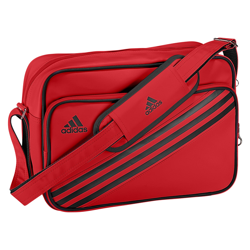 adidas leather messenger bag