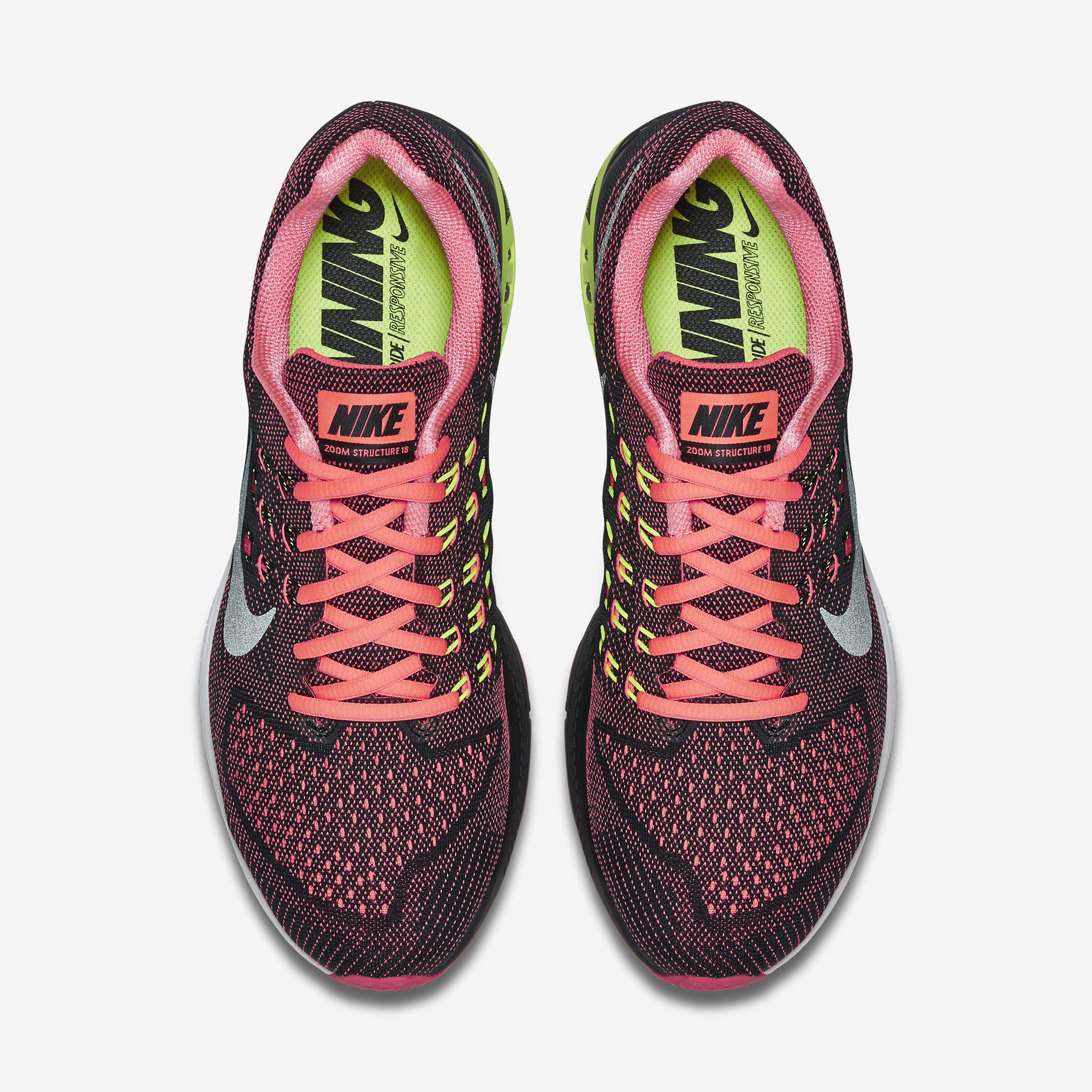 air zoom structure 18 running shoe