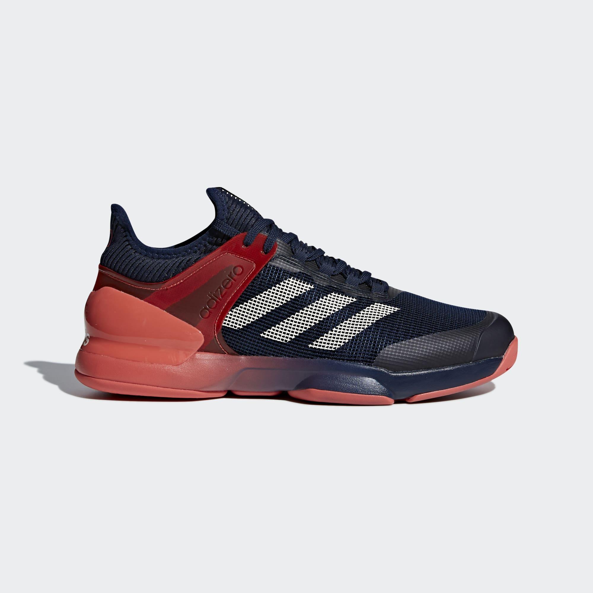 Adidas Mens Adizero  Ubersonic 2  0  Tennis Shoes Navy Blue 