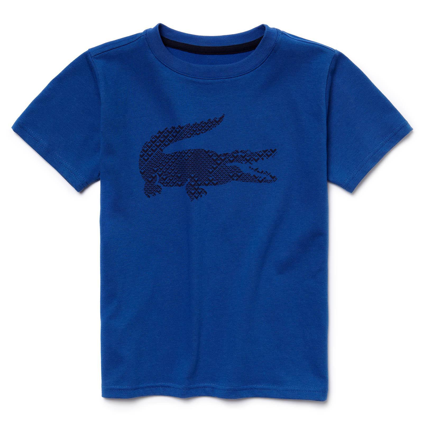 Lacoste ultra dry t shirt blue Clearance