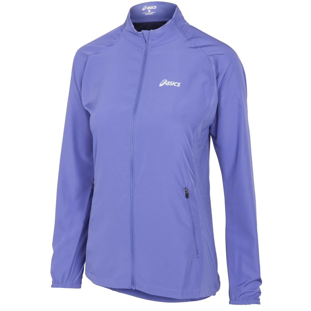 asics woven women's running jacket