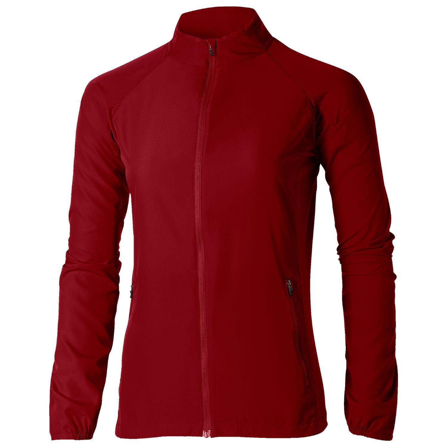 asics woven women's running jacket