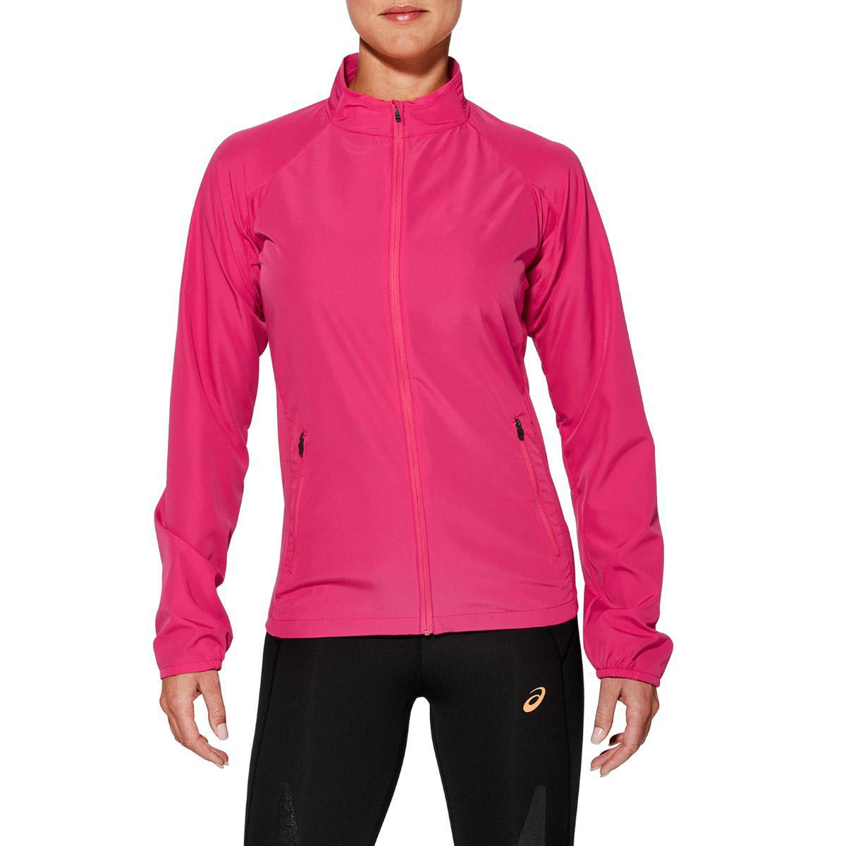 asics woven women's running jacket