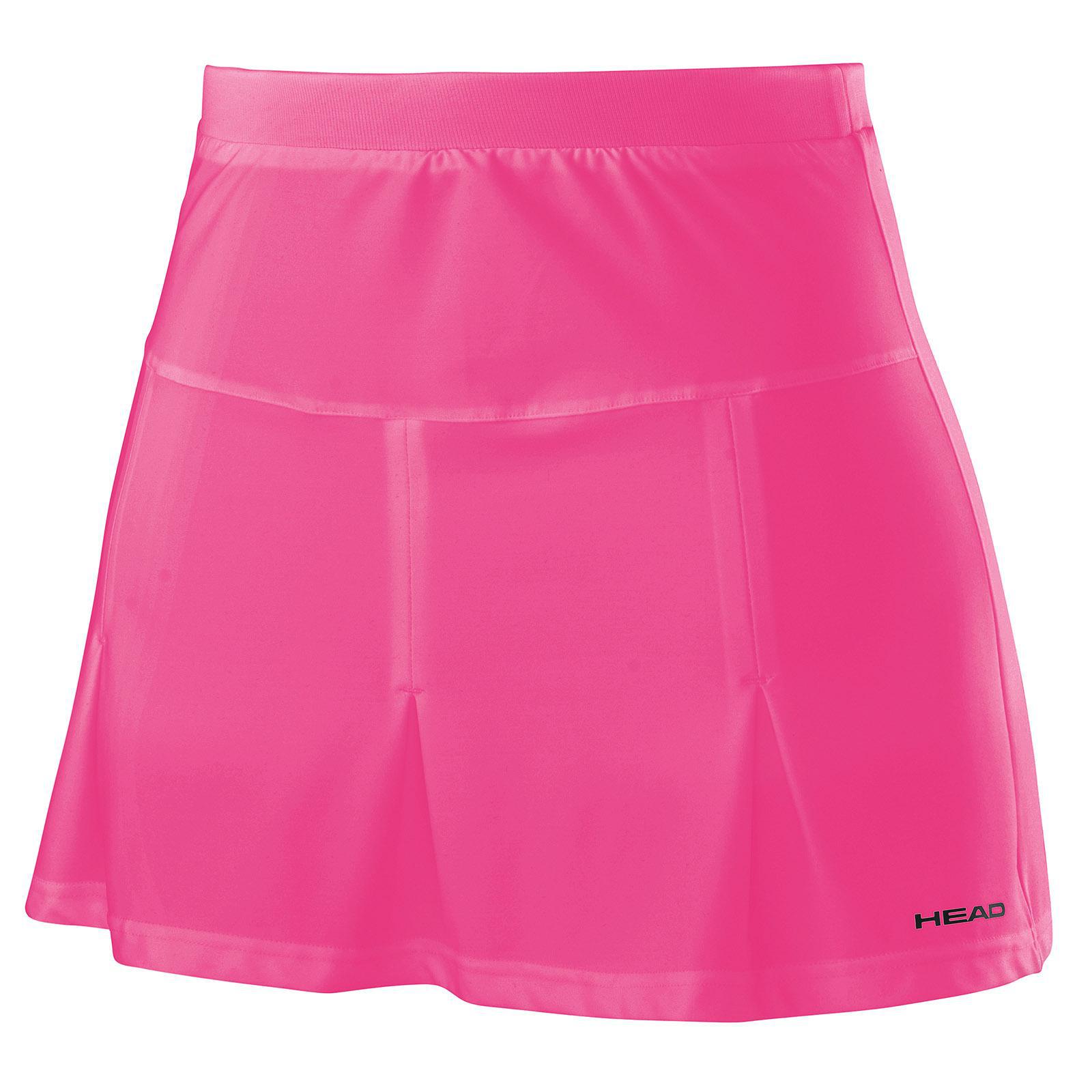 Head Womens Club Basic Long Skort - Pink - Tennisnuts.com