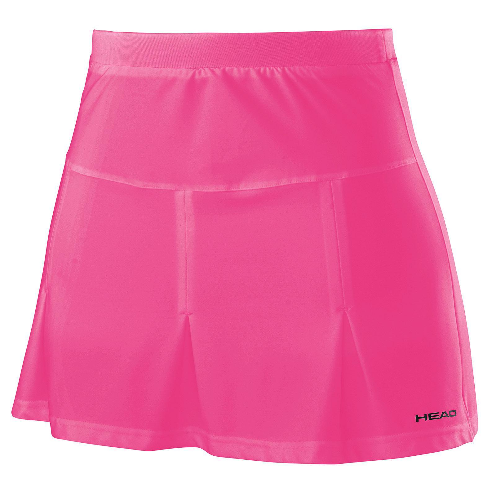 Head womens club basic long skort pink tennisnuts