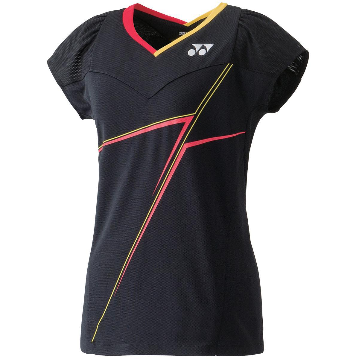 Yonex Womens 20238EX Cap Sleeve Top Black