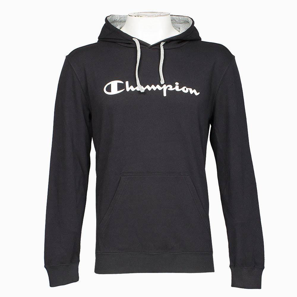 Champion Mens Logo Hoodie - Black - Tennisnuts.com