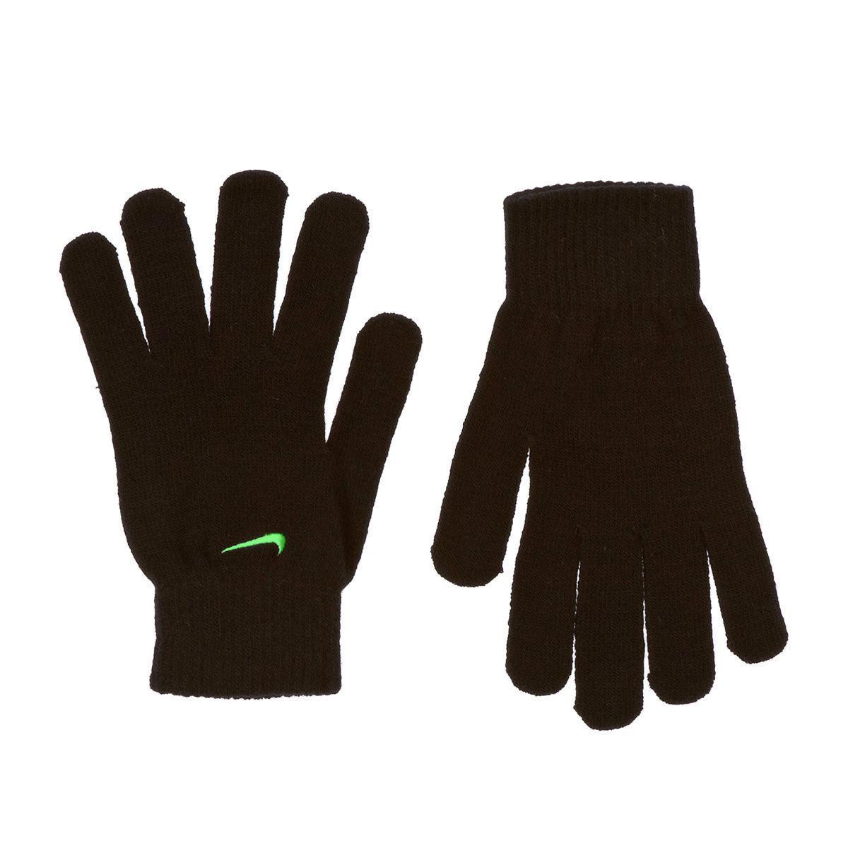Nike Knitted Gloves Black/Atomic Green