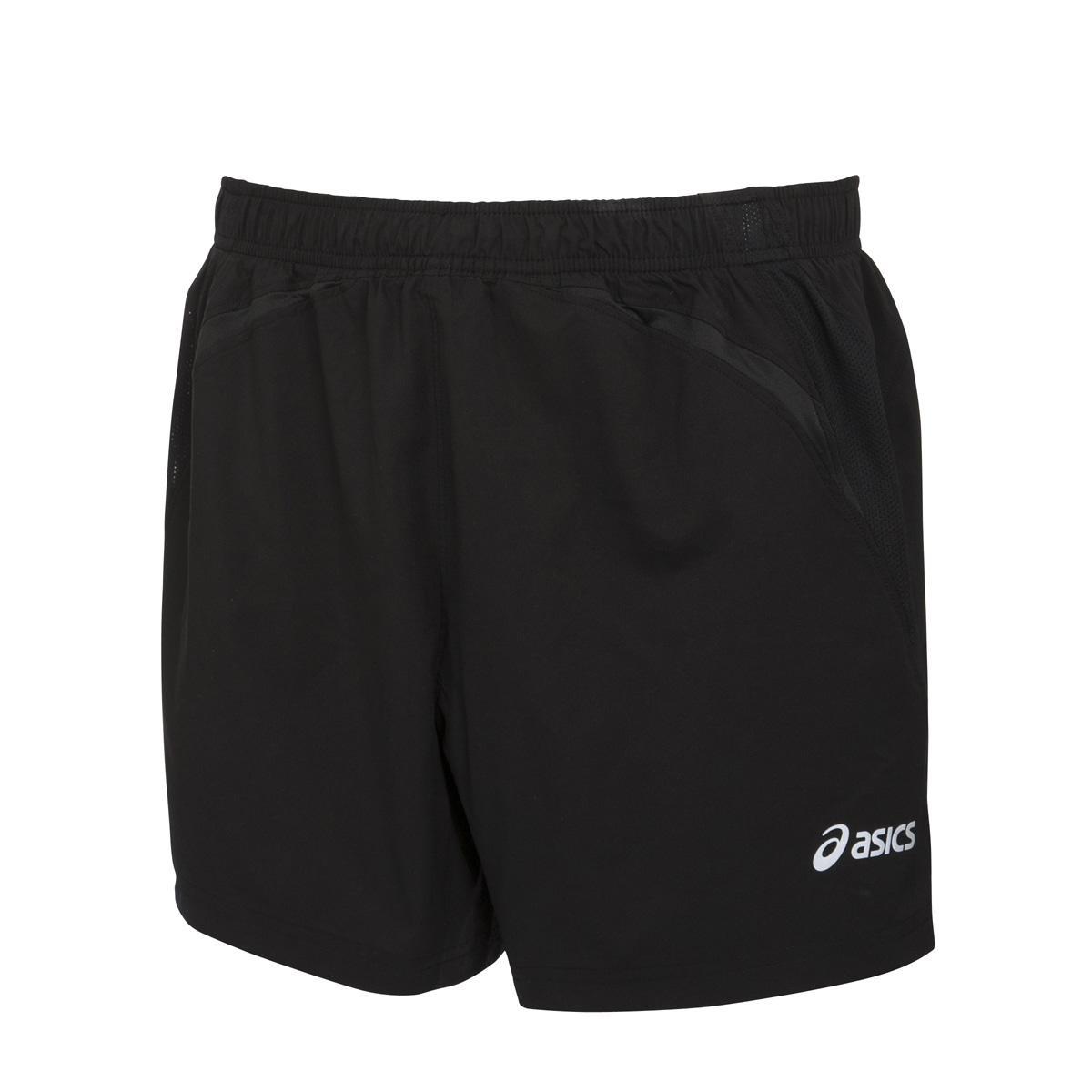 Asics Mens 2 in 1 5 Inch Running Shorts Performance Black
