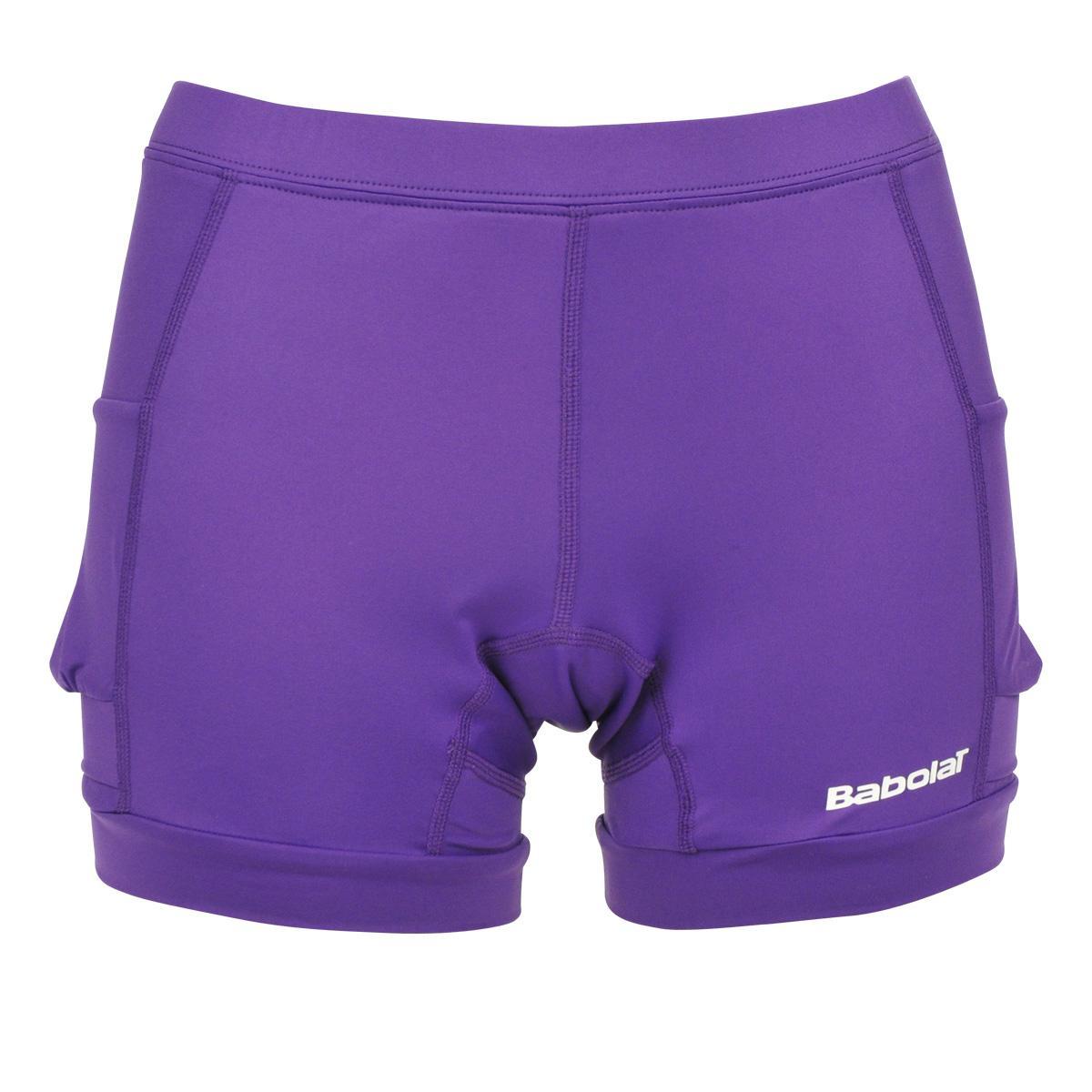 Short De Tennis Babolat Performancey Pour Femme - Matière Stretch 87% Synthétique, 13% élasthanne - Sport Et Confort