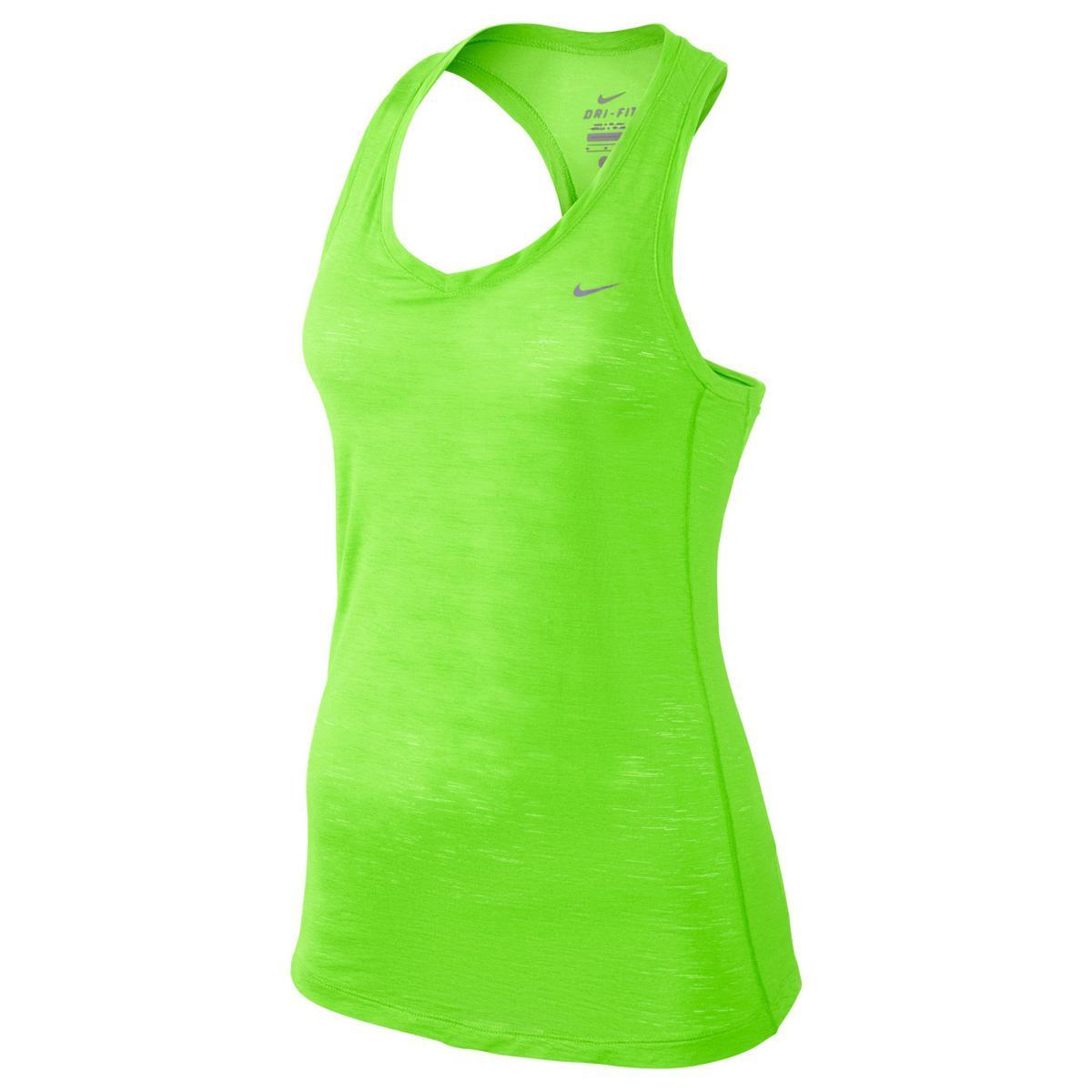 Nike Womens Touch Breeze Tank - Lime 