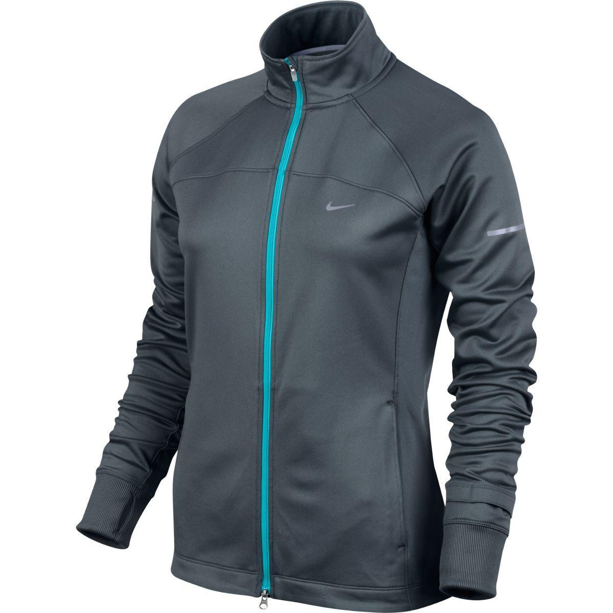 Nike Womens Element Thermal FZ Jacket - Dark Blue/Reflective Silver ...