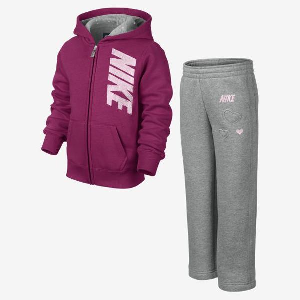 nike brushed fleece tracksuit