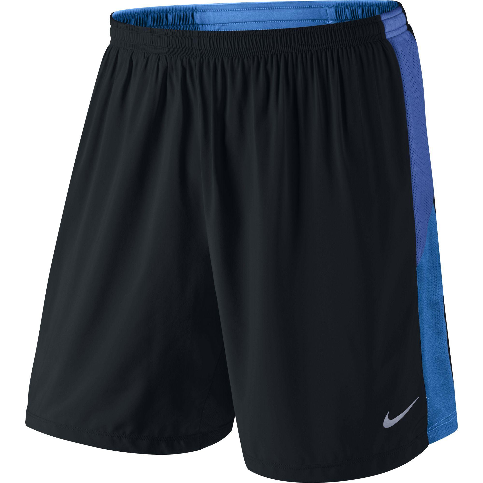 black and blue nike shorts