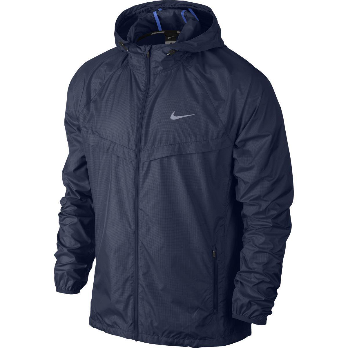 Nike Mens Racer Running Jacket - Midnight Navy - Tennisnuts.com