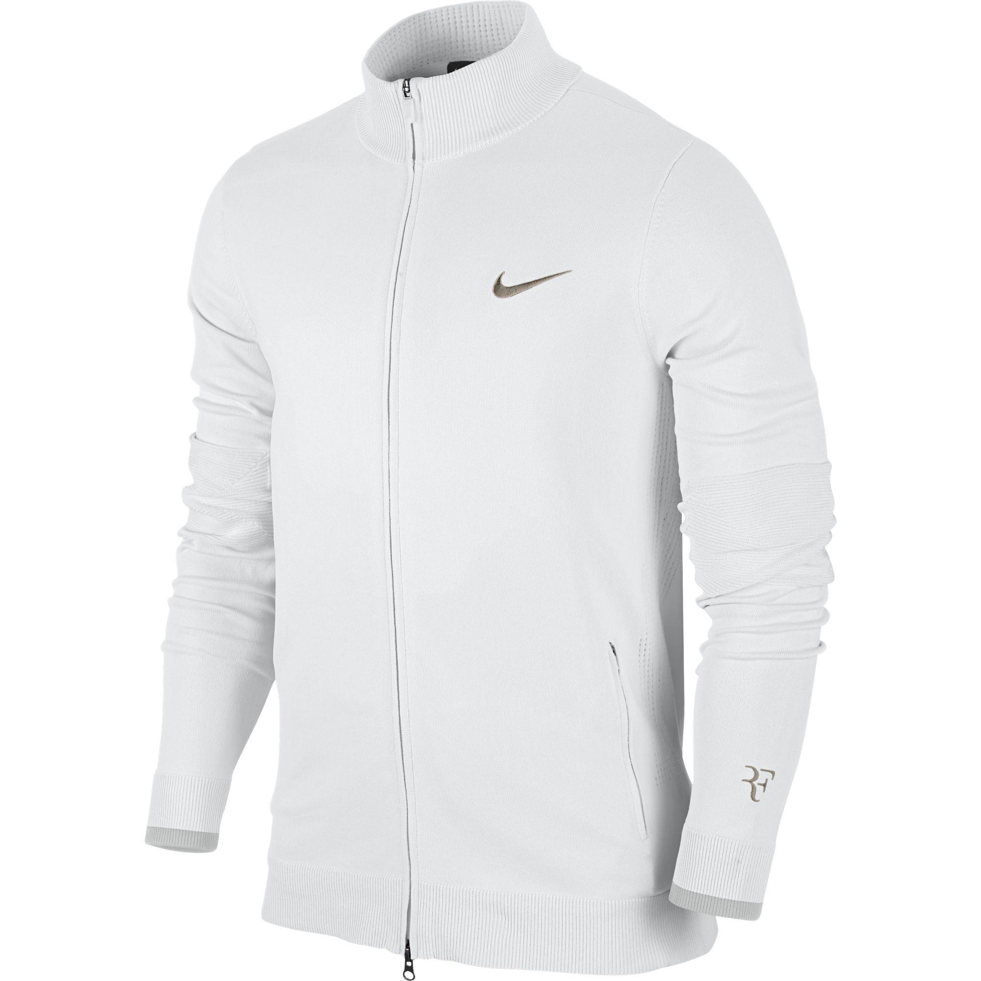 black and white nike zip up jacket