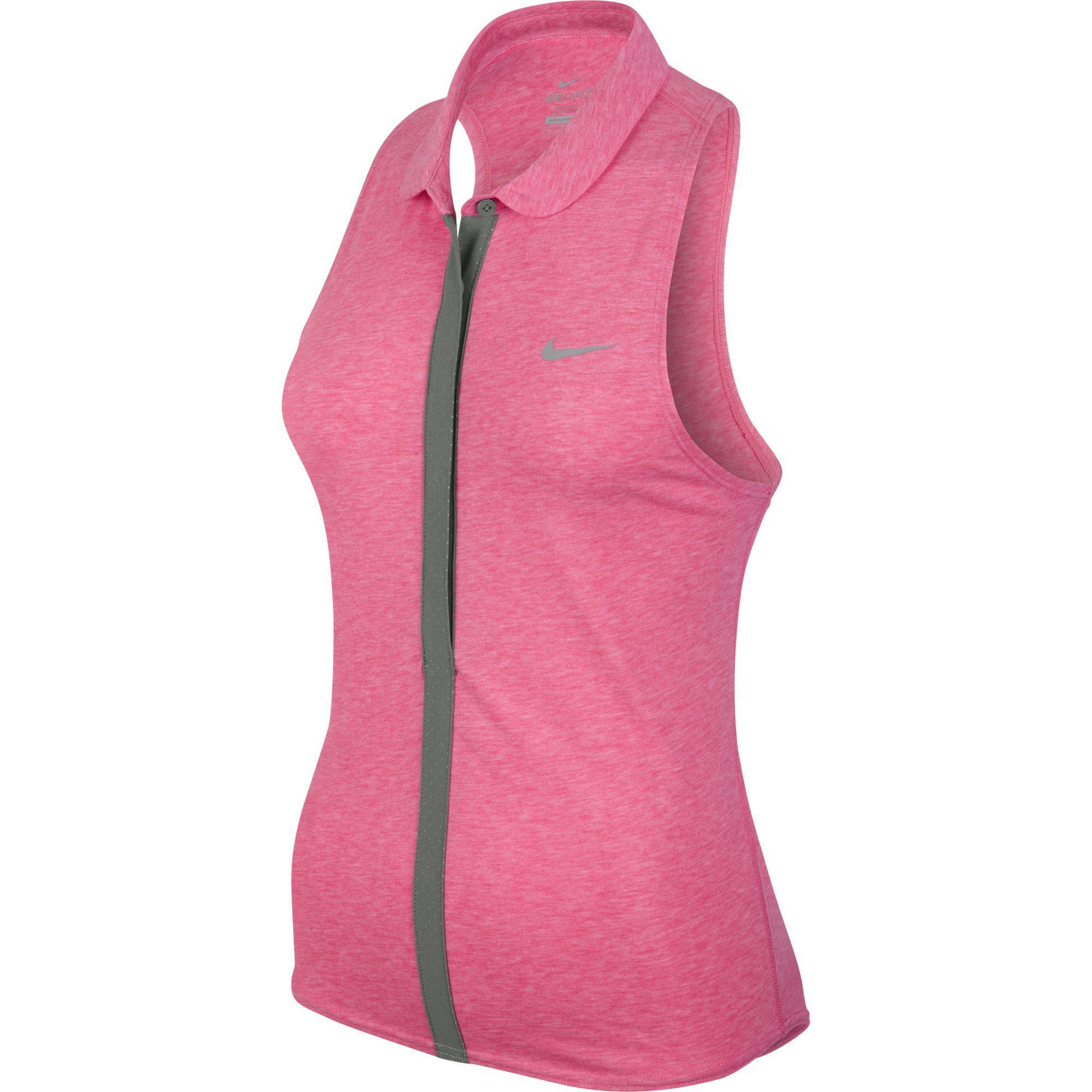 Nike Womens DriFIT Touch Sleeveless Legion Red/Heather